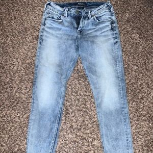 Silver Light Wash Jeans